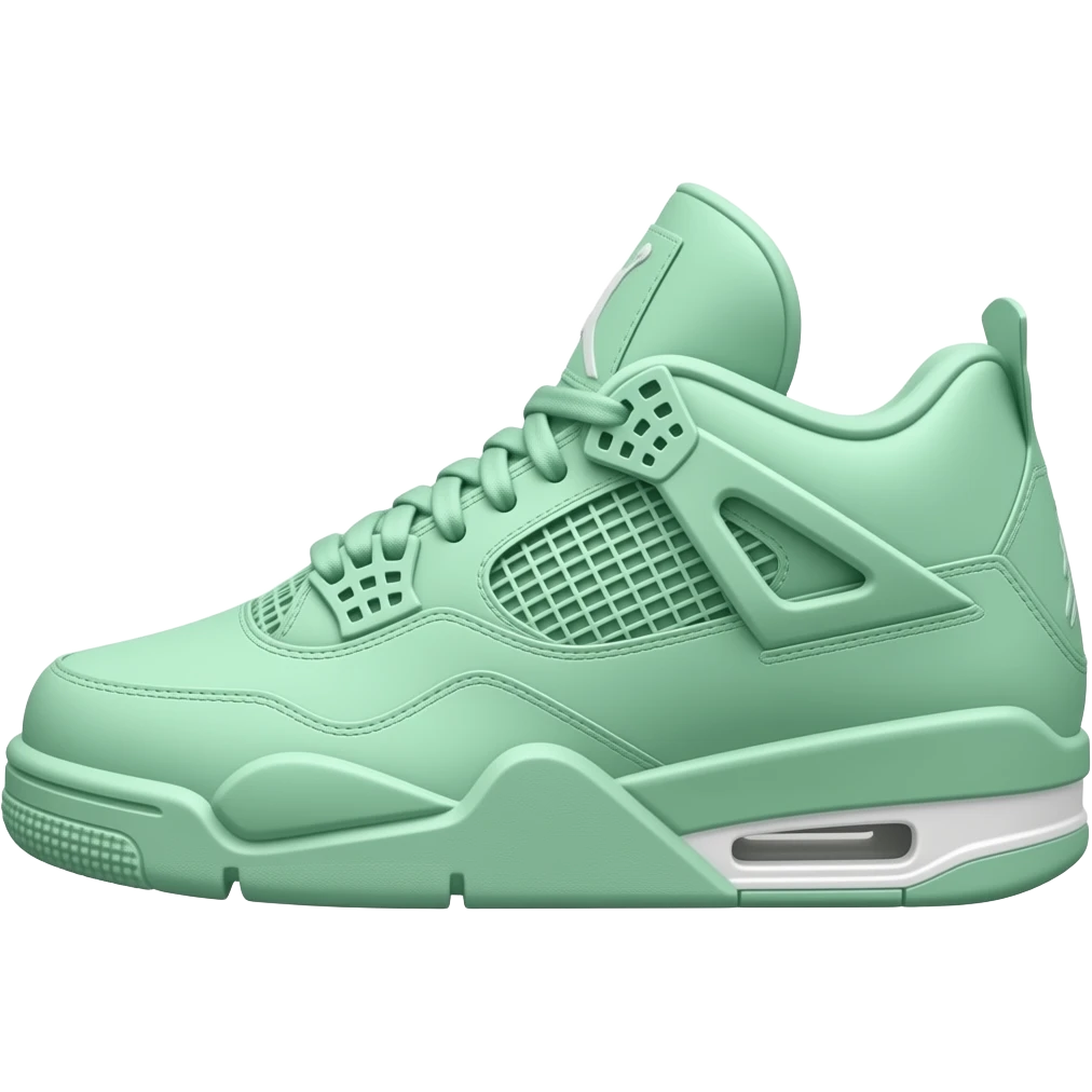 jordan 4 seafoam green emoji