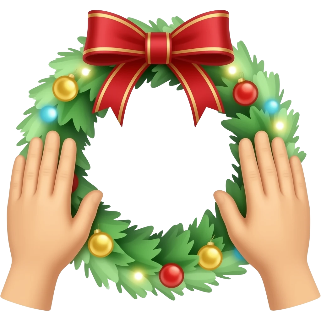 Signe de jul avec les mains emoji