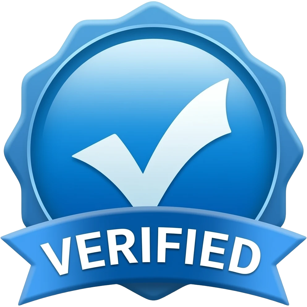 Blue Verified badge emoji