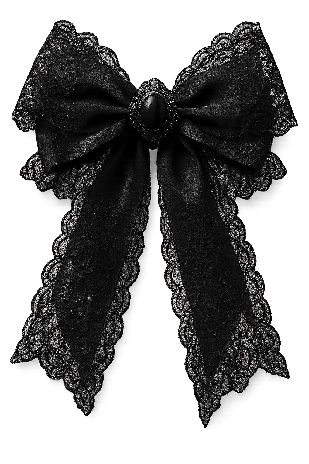 goth bow, remove background emoji