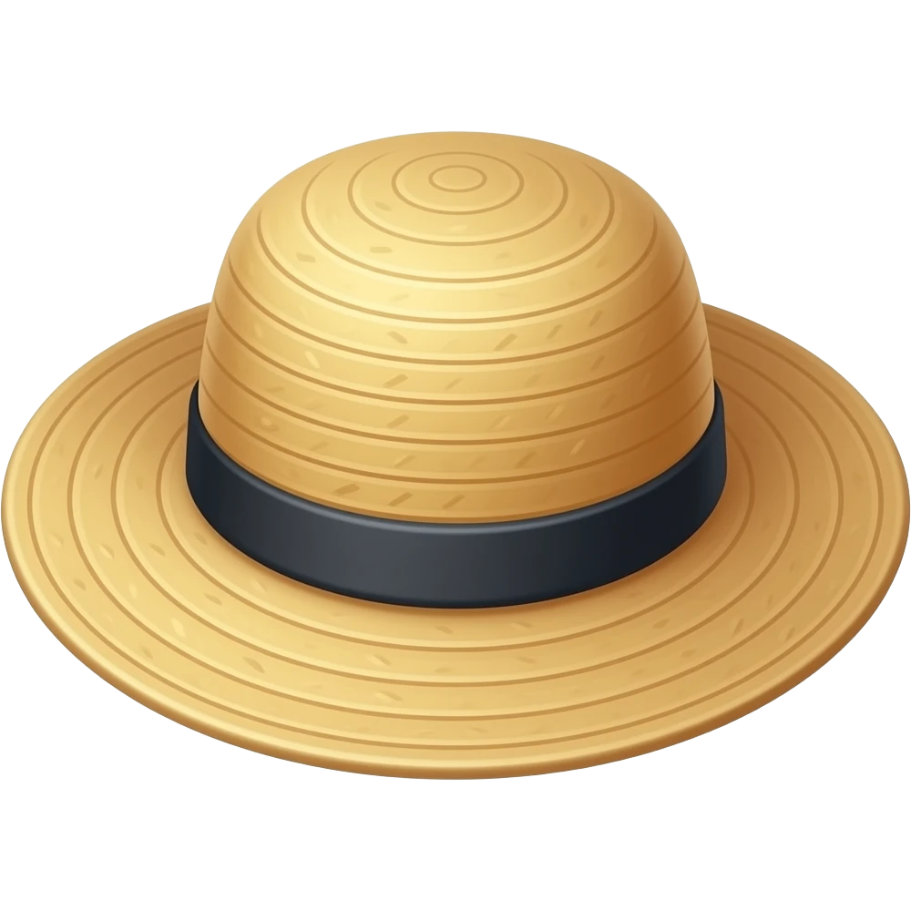 straw hat emoji
