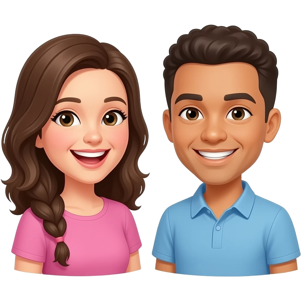 Smiley femme fouaitant un autre smiley emoji