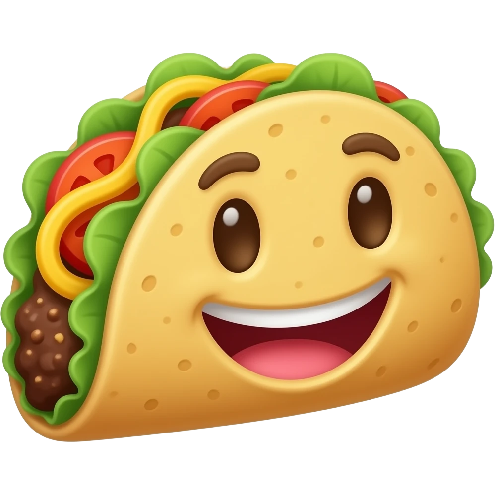Happy Laughing Taco emoji