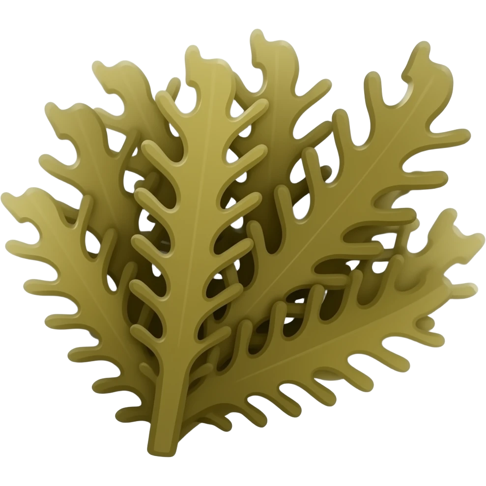 brown seaweed emoji