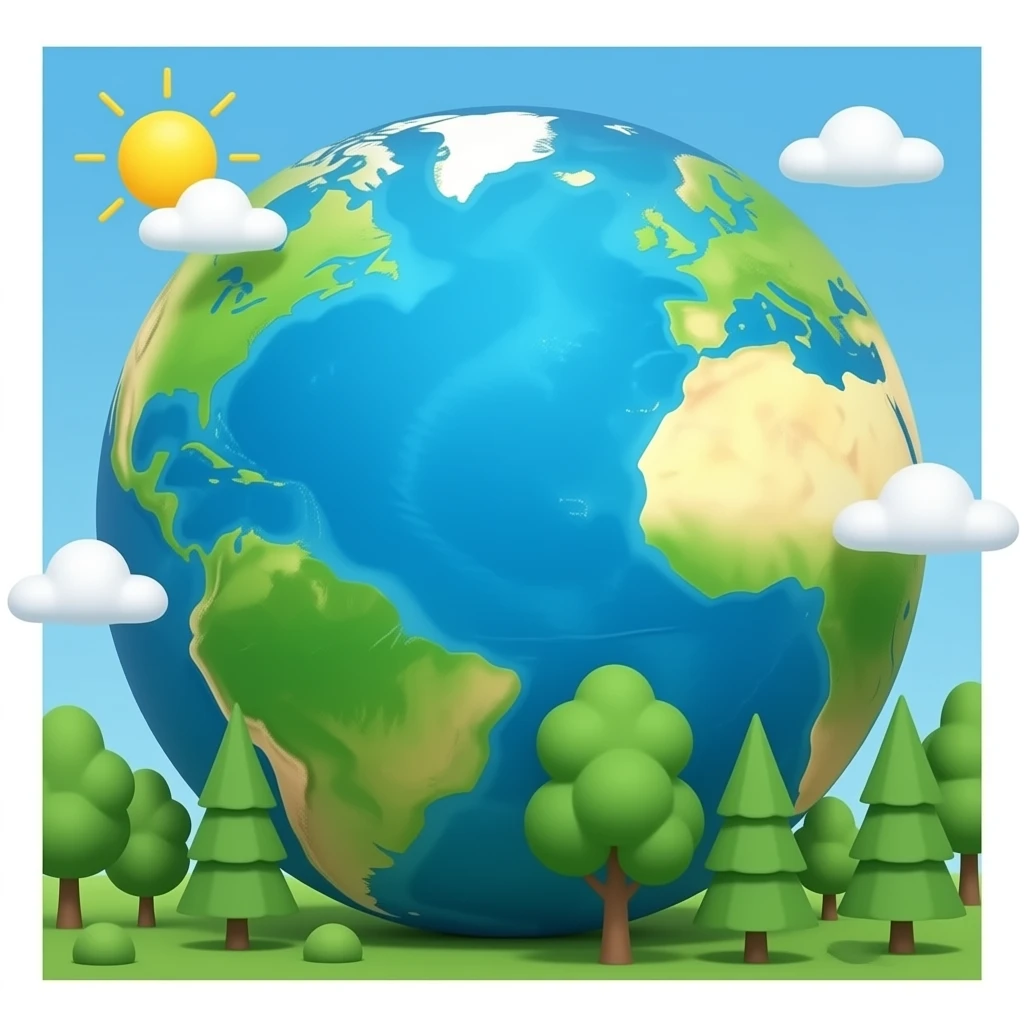 Earth without bg emoji