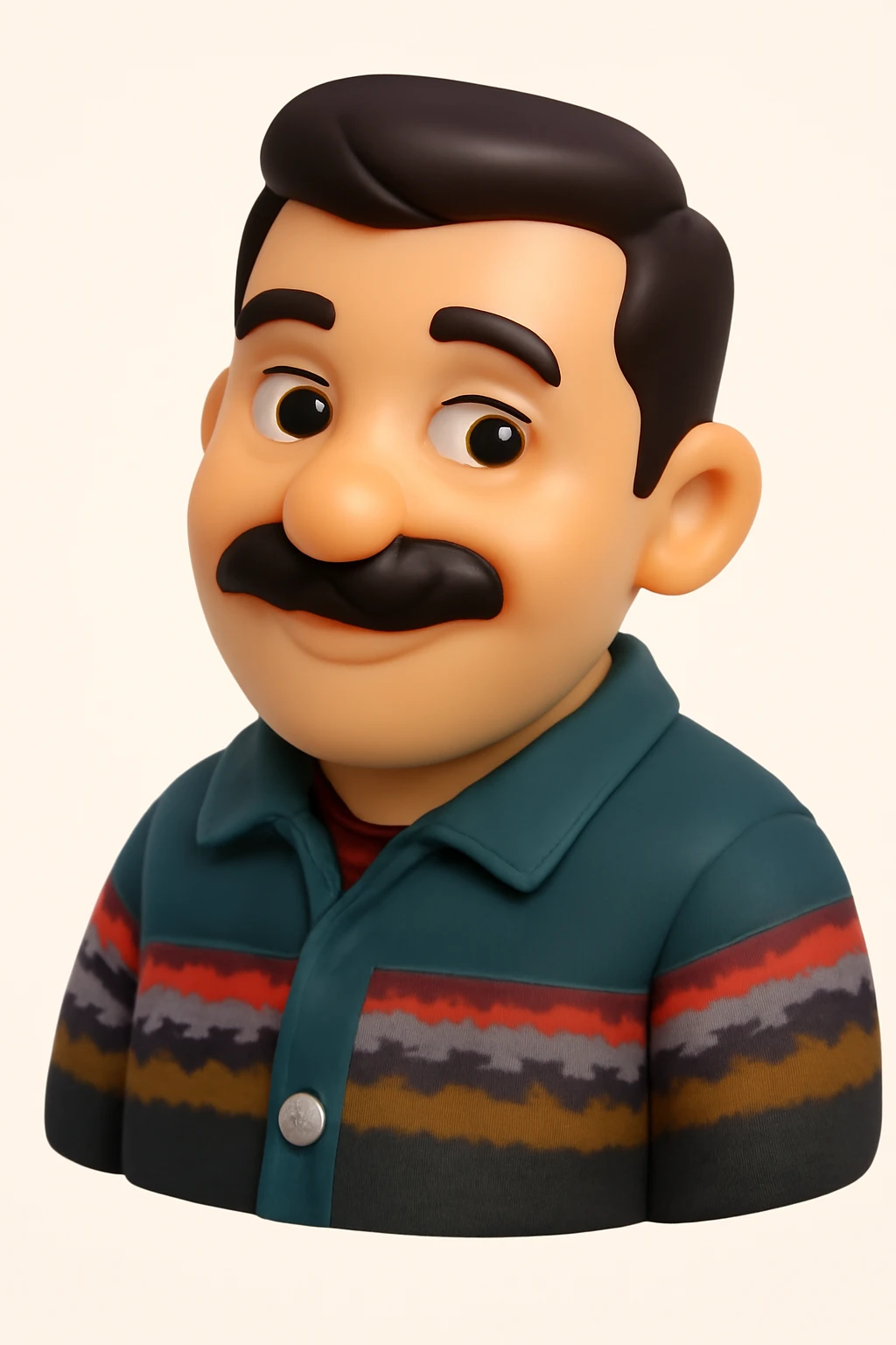 A 3D Apple-style emoji version of the uploaded image, preserving its colors, shapes, textures, and overall design, simplified into emoji form while keeping key details recognizable. Smooth glossy finish, soft shadows, high-quality render, minimal background emoji