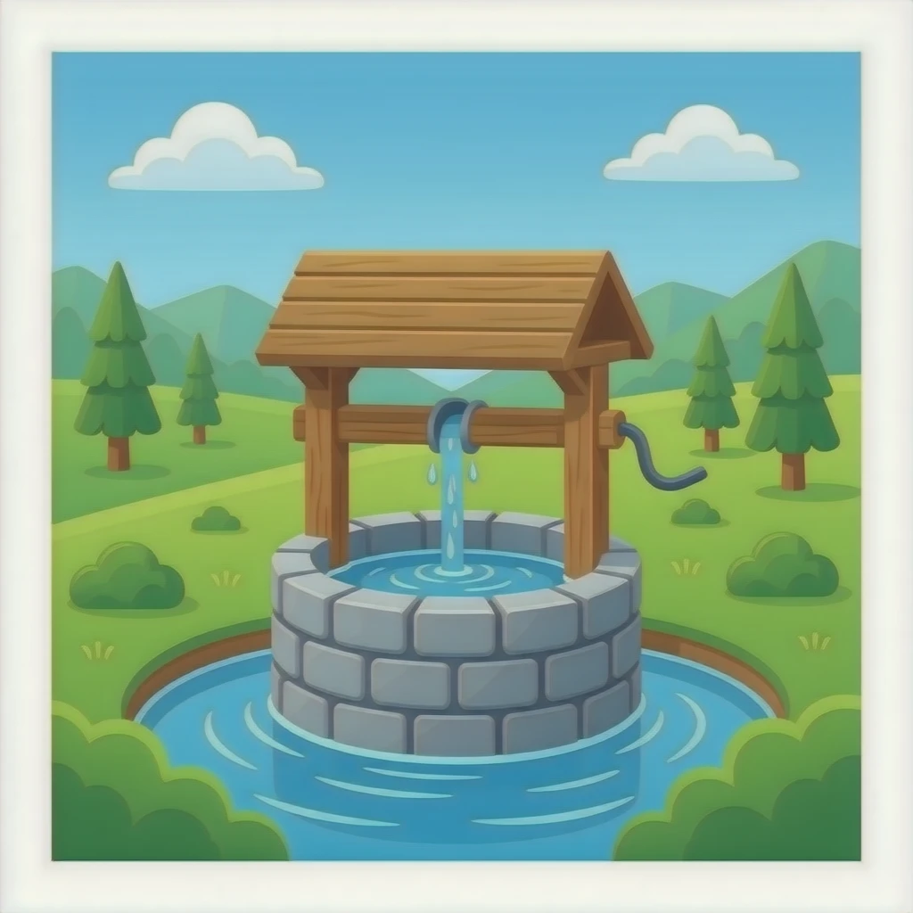 pozo de agua png emoji