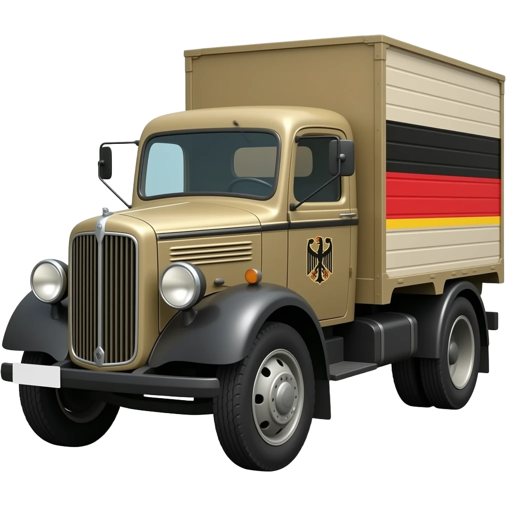 German empire truck emoji