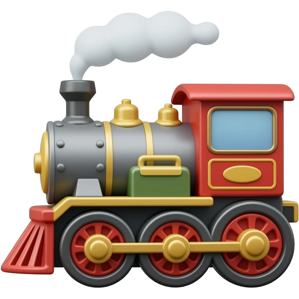 Toy trains emoji