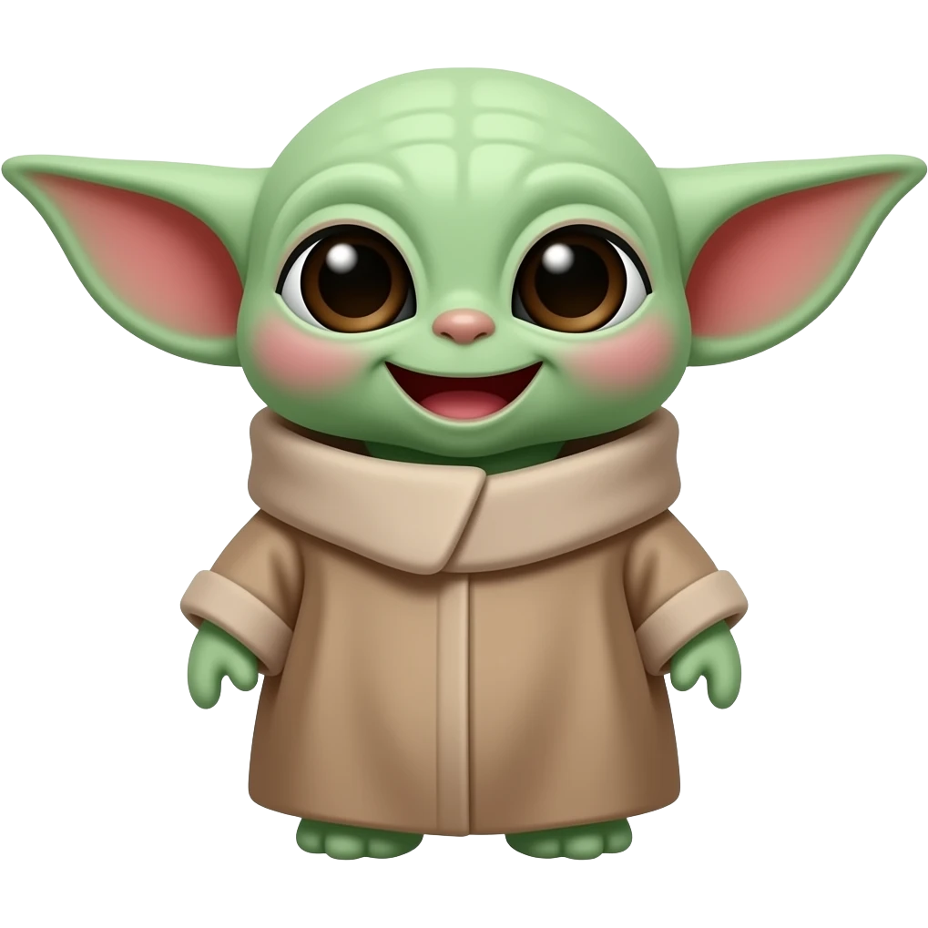 baby yoda laugh emoji