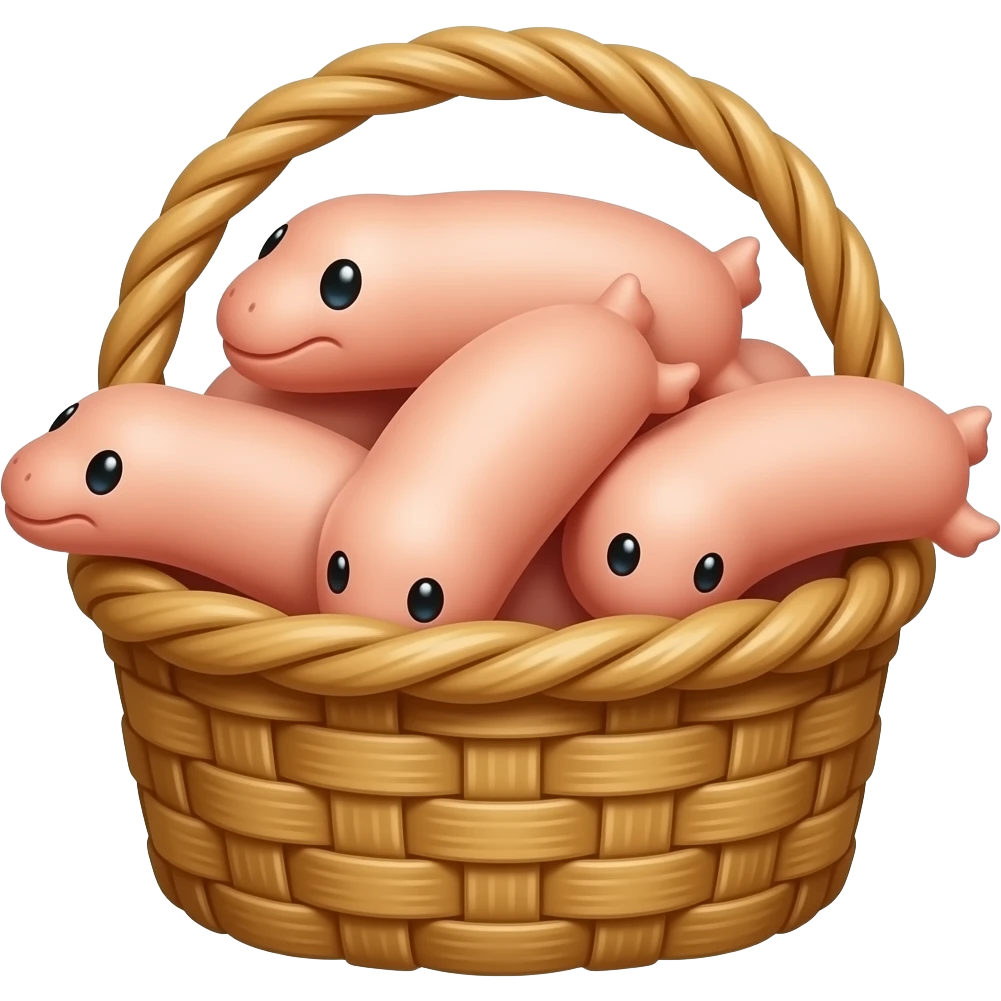 a basket full of dicks emoji