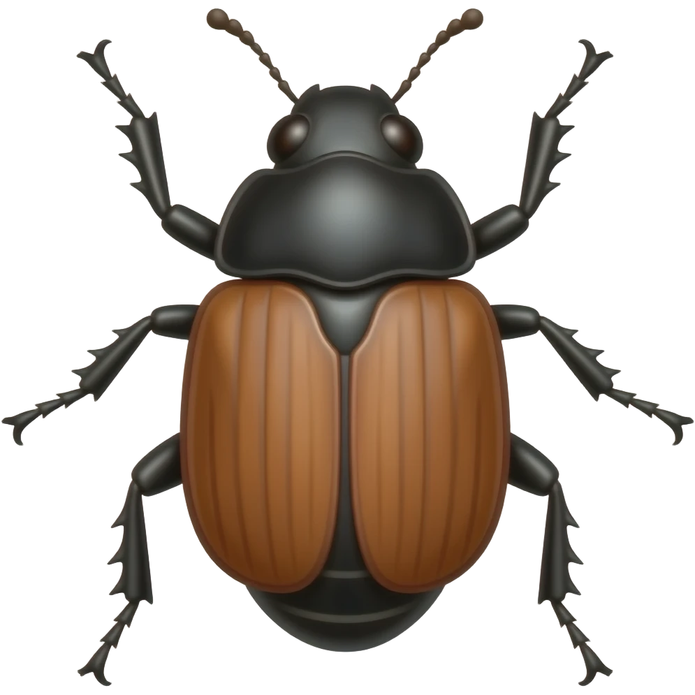 a bug is on a desk emoji