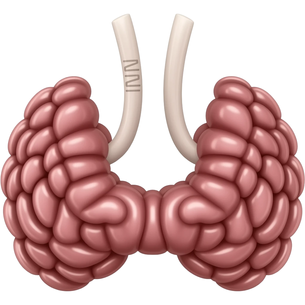 thyroid gland with T3 and T4 in the background as chemical structures emoji