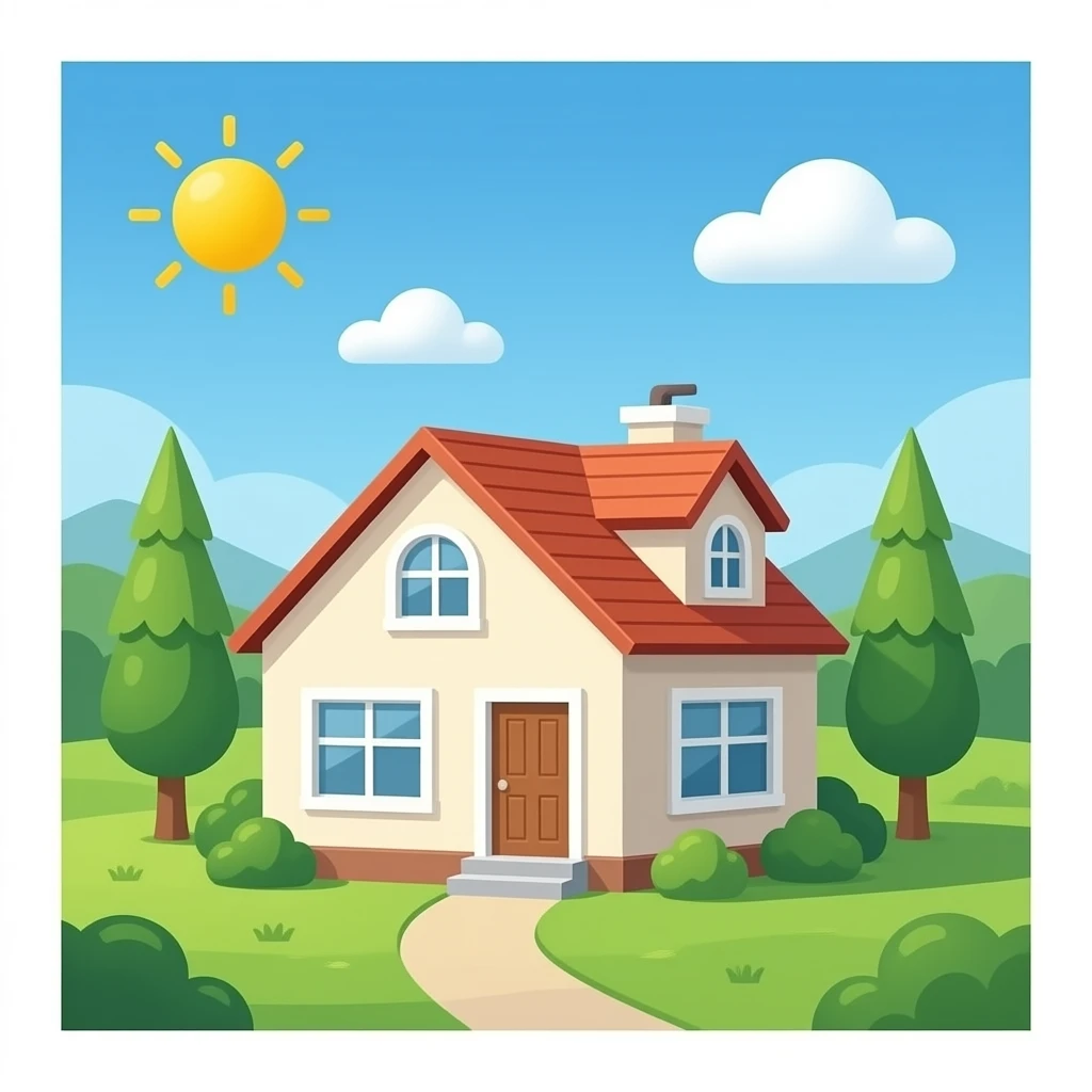 insulated house emoji