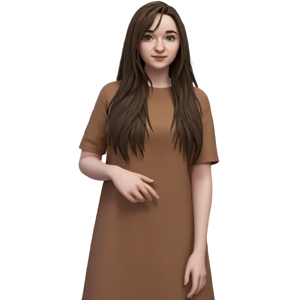 girl by the tree car emoji