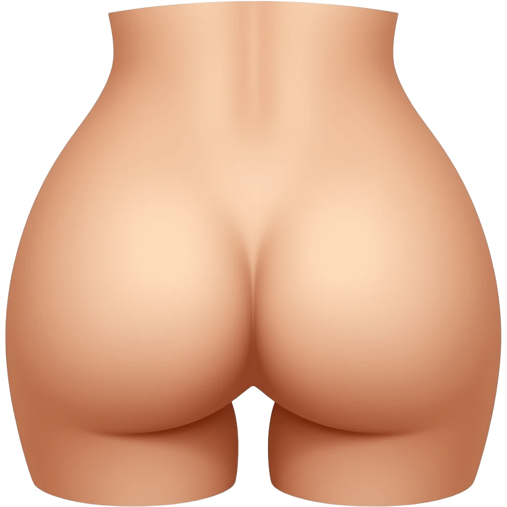 Naked ass butthole emoji