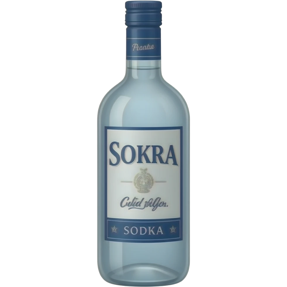 Бутылка водки emoji