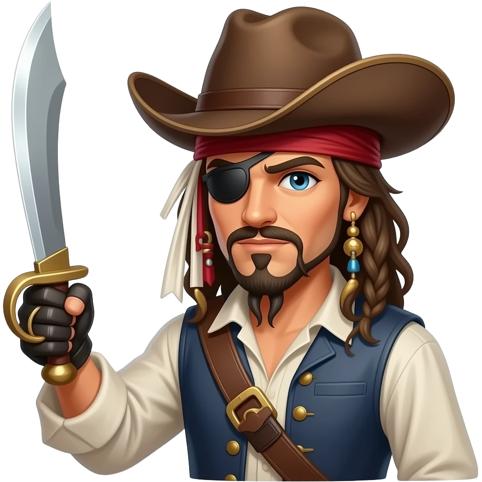 Pirates in the Wild West not cowboys emoji