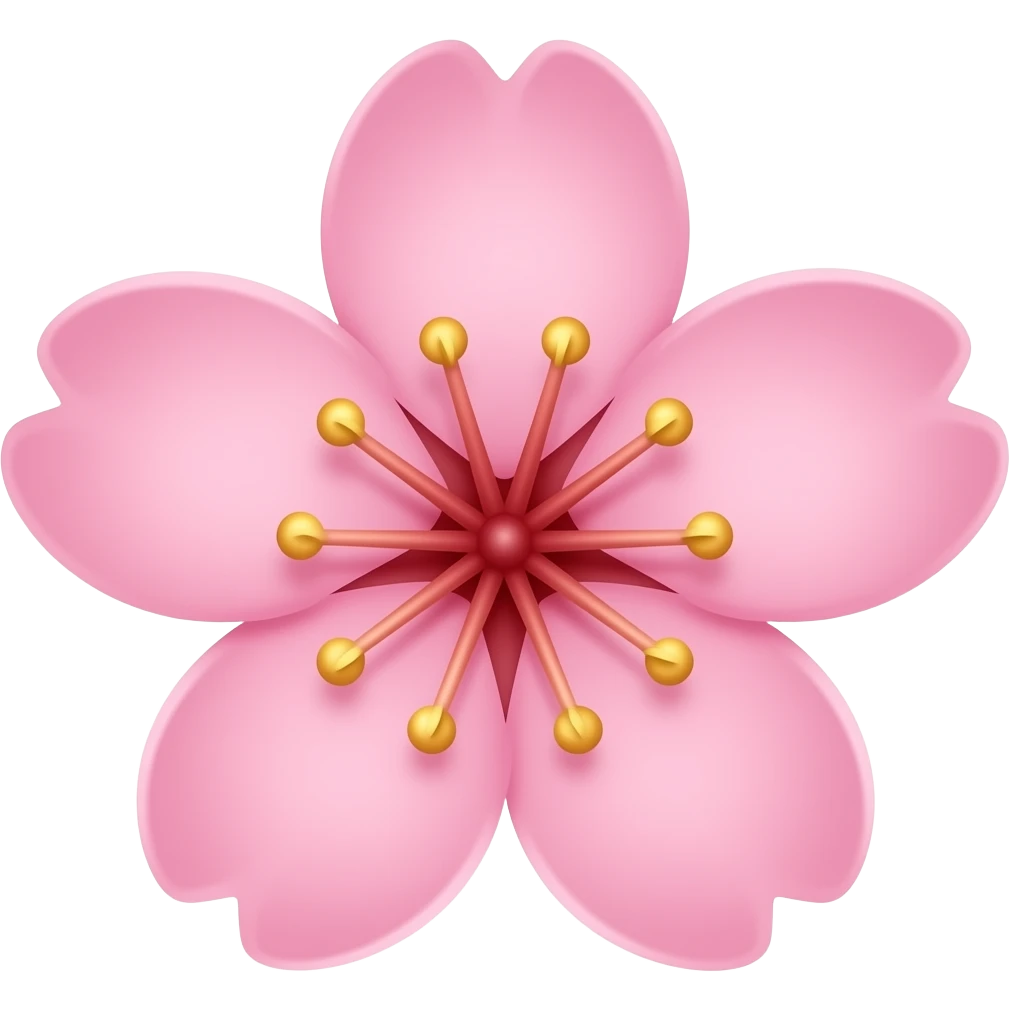Sakura bow ribbon emoji