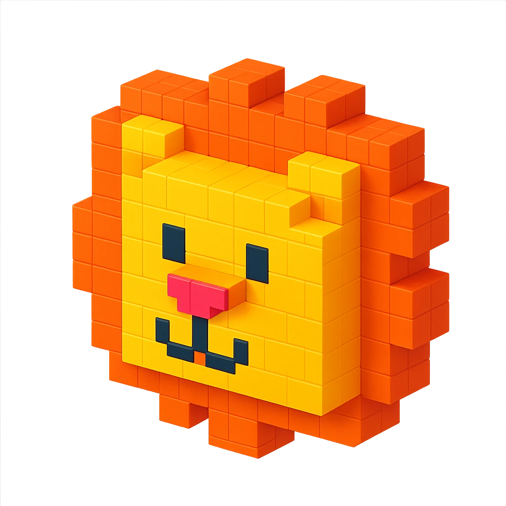 Lion Square  emoji