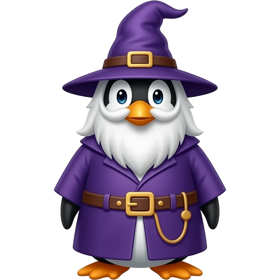 Penguin Wizard emoji