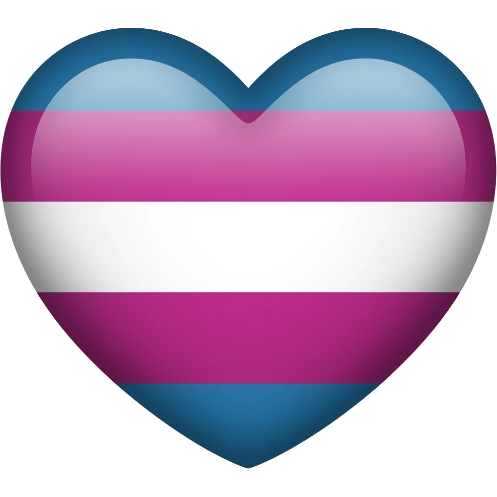 Lesbian flag heart emoji