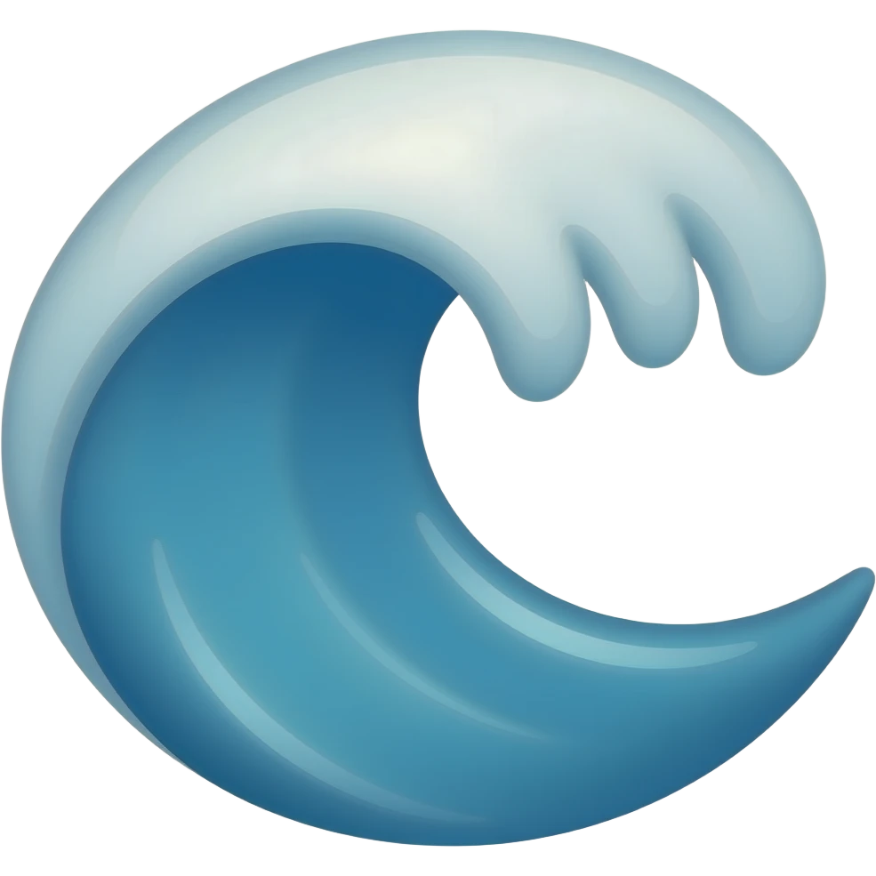 quiero un emoticono que represente el mar emoji