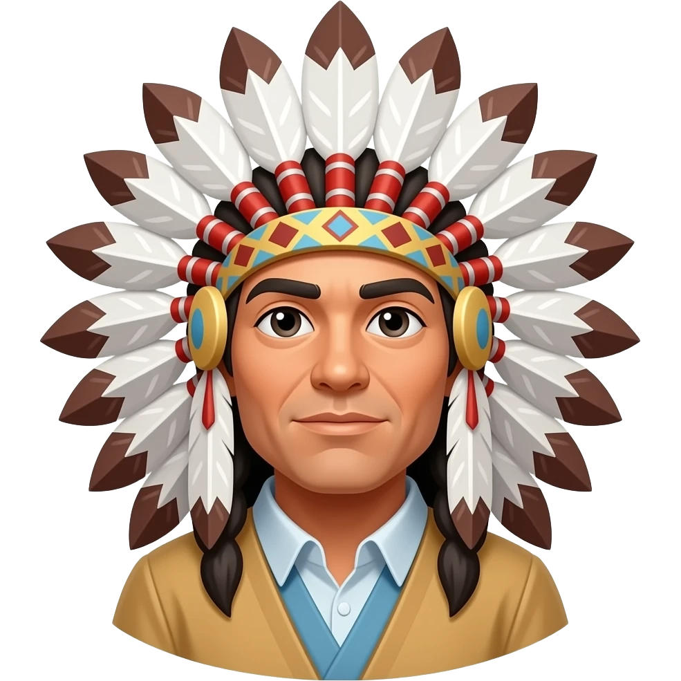 Indian chief emoji