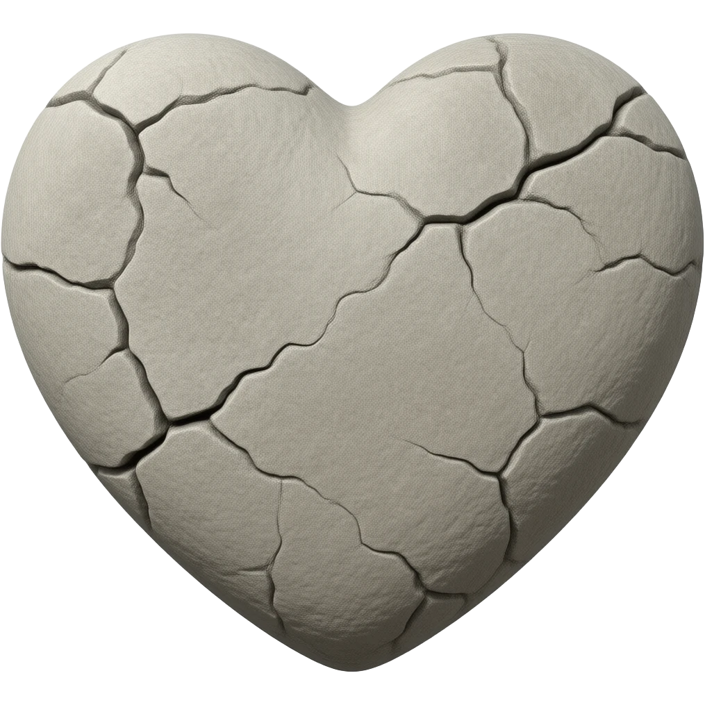 Corazon de piedra emoji