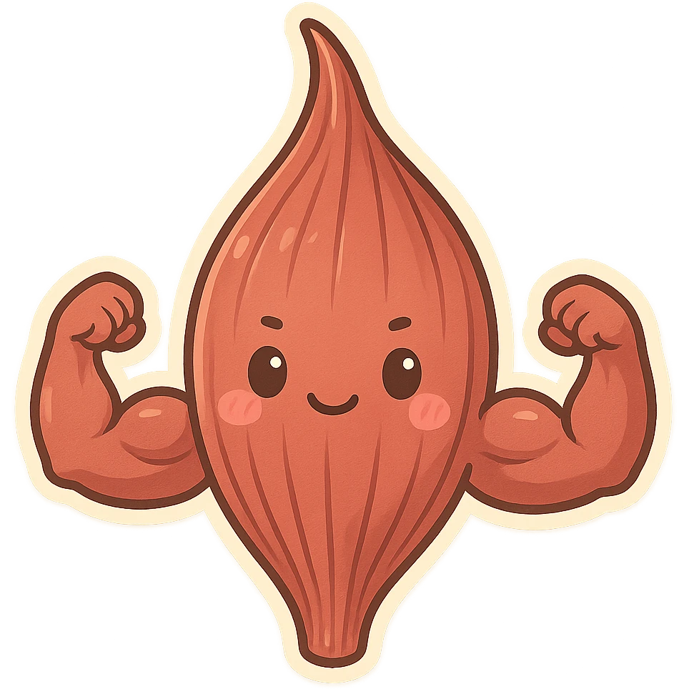 Muscle fiber emoji