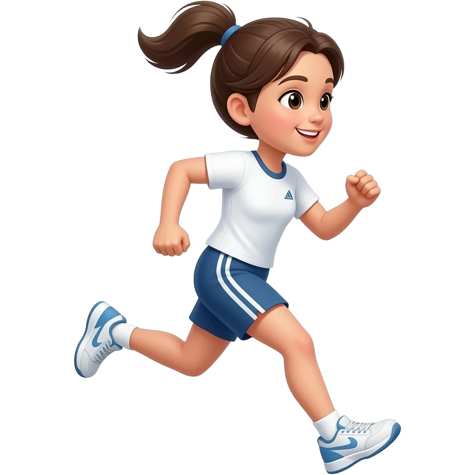 Girl run emoji