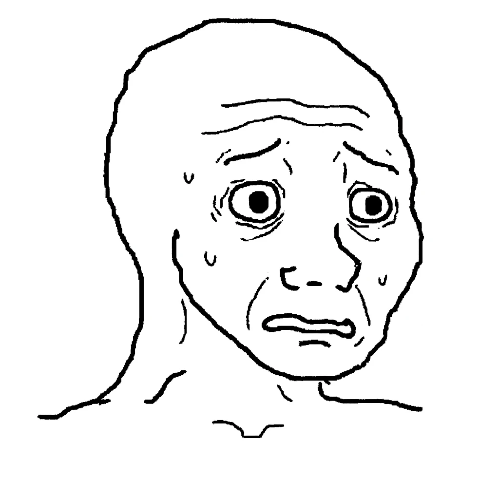 胆小怕事的表情 emoji