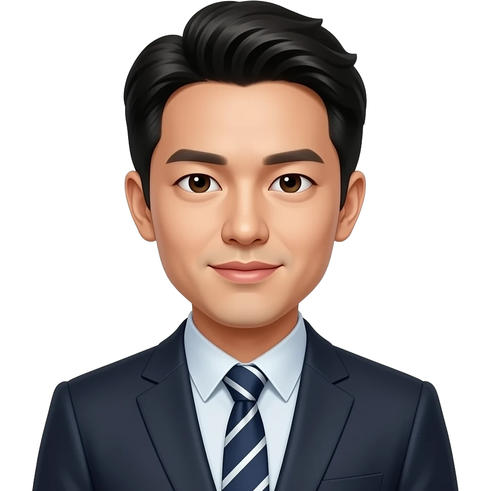 Create a emoji of an idol yongbok lee Felix .  Emoji show confused. emoji