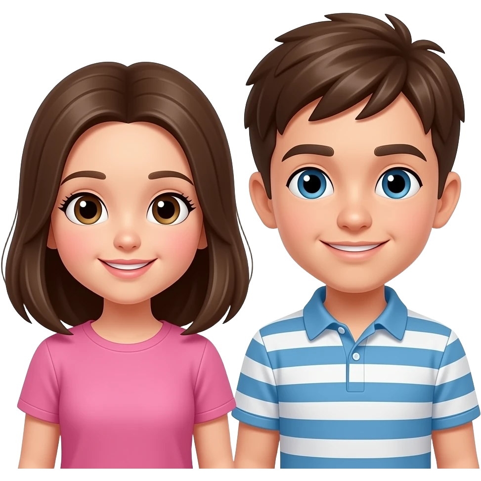 girl and boy buddy emoji