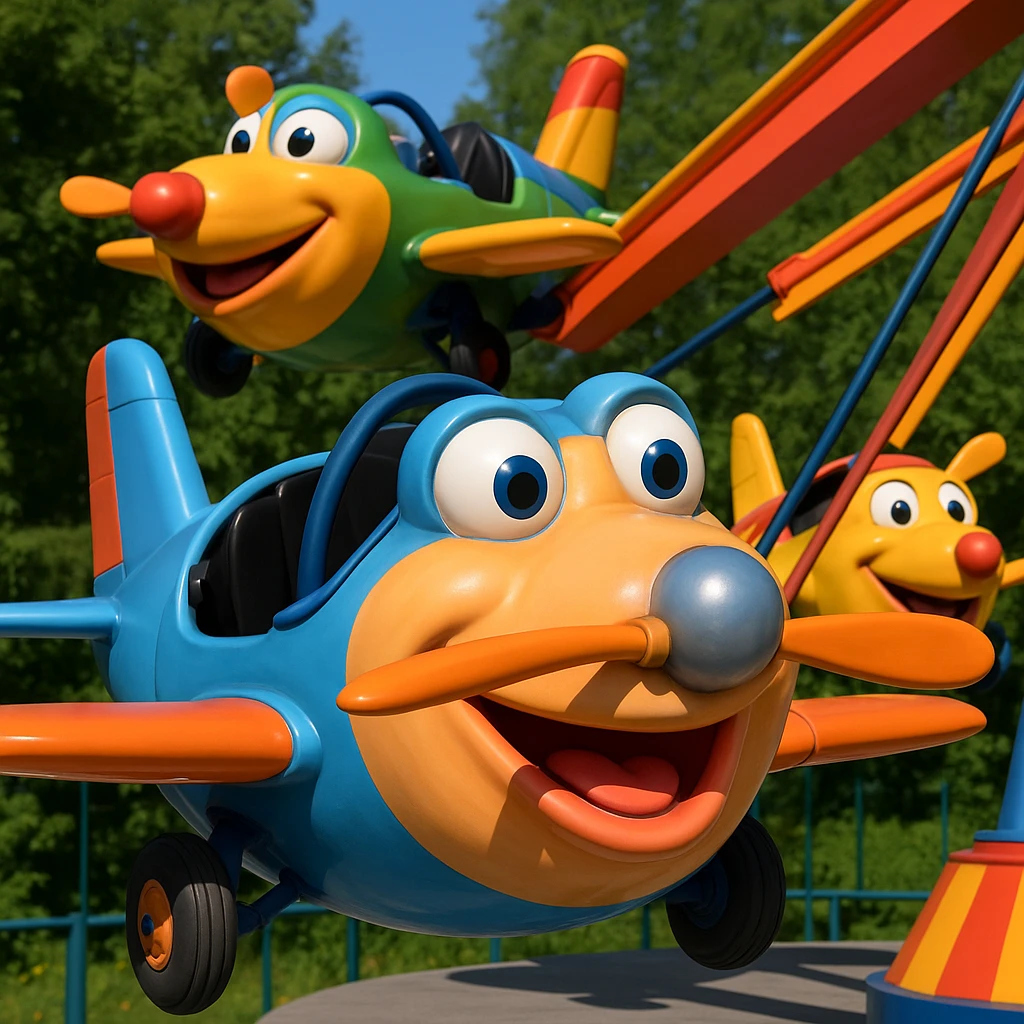 Avions manege du parc saint paul en emoji  emoji