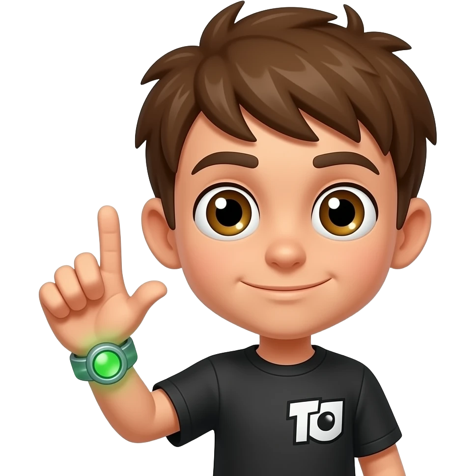 Ben. 10. Es. Un. Chico.  Con. El. Omnitrix. Hey. Lotine. En. Muñeca emoji