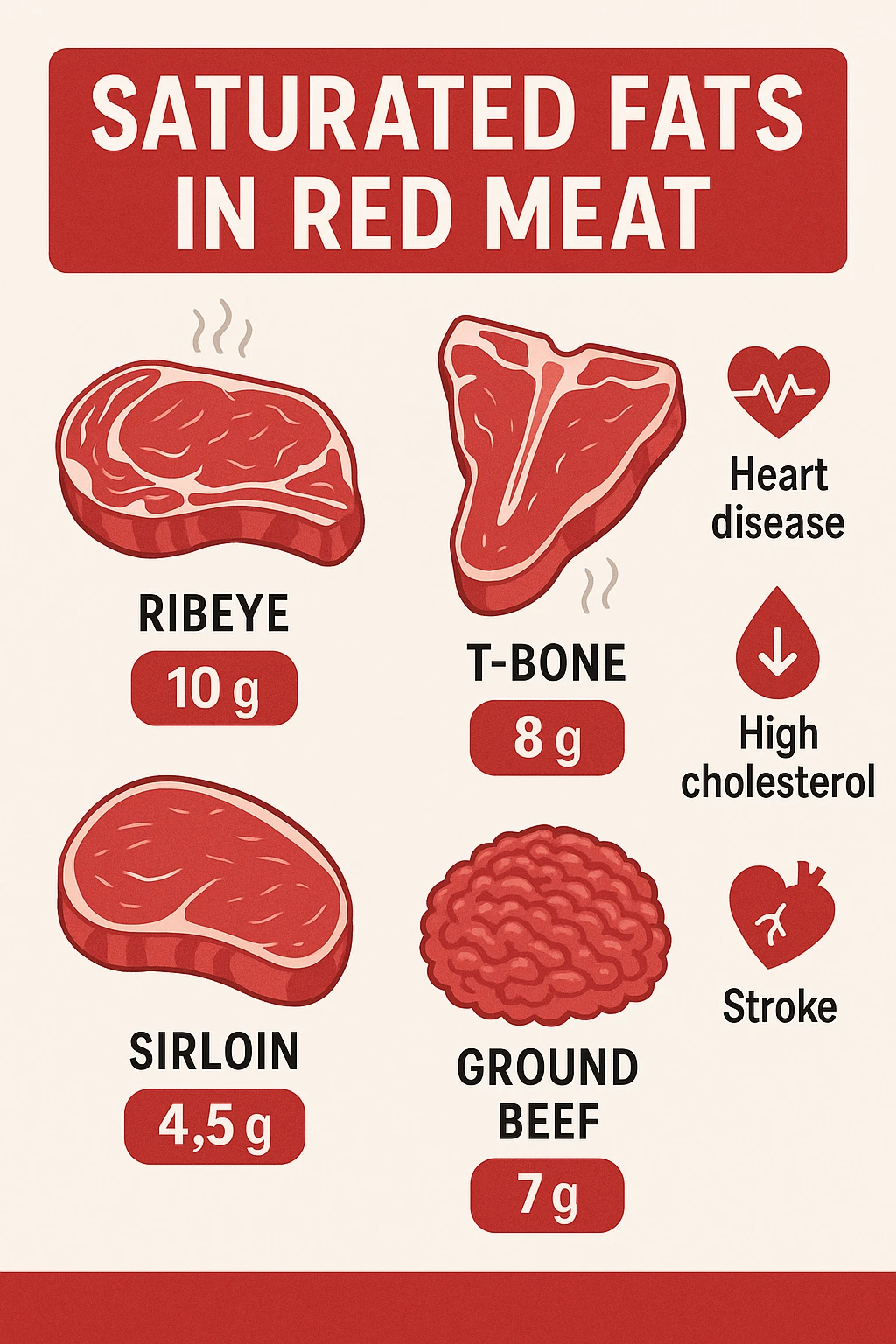 grassi saturi carne rossa emoji