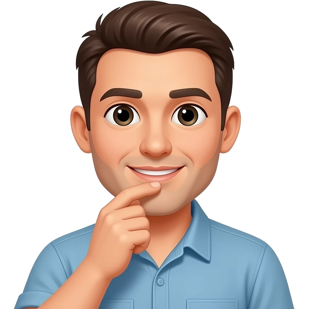 Man stroking his dih emoji