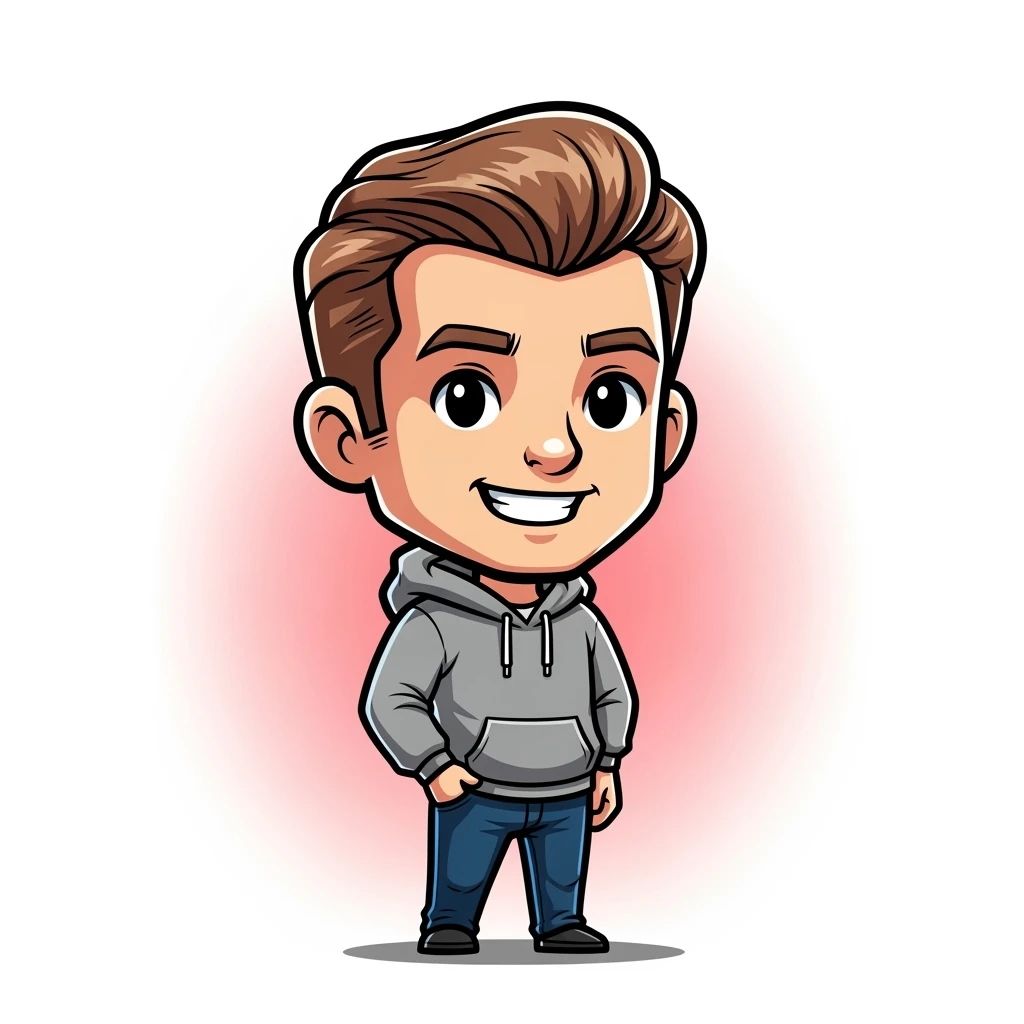 A man chibi style emoji