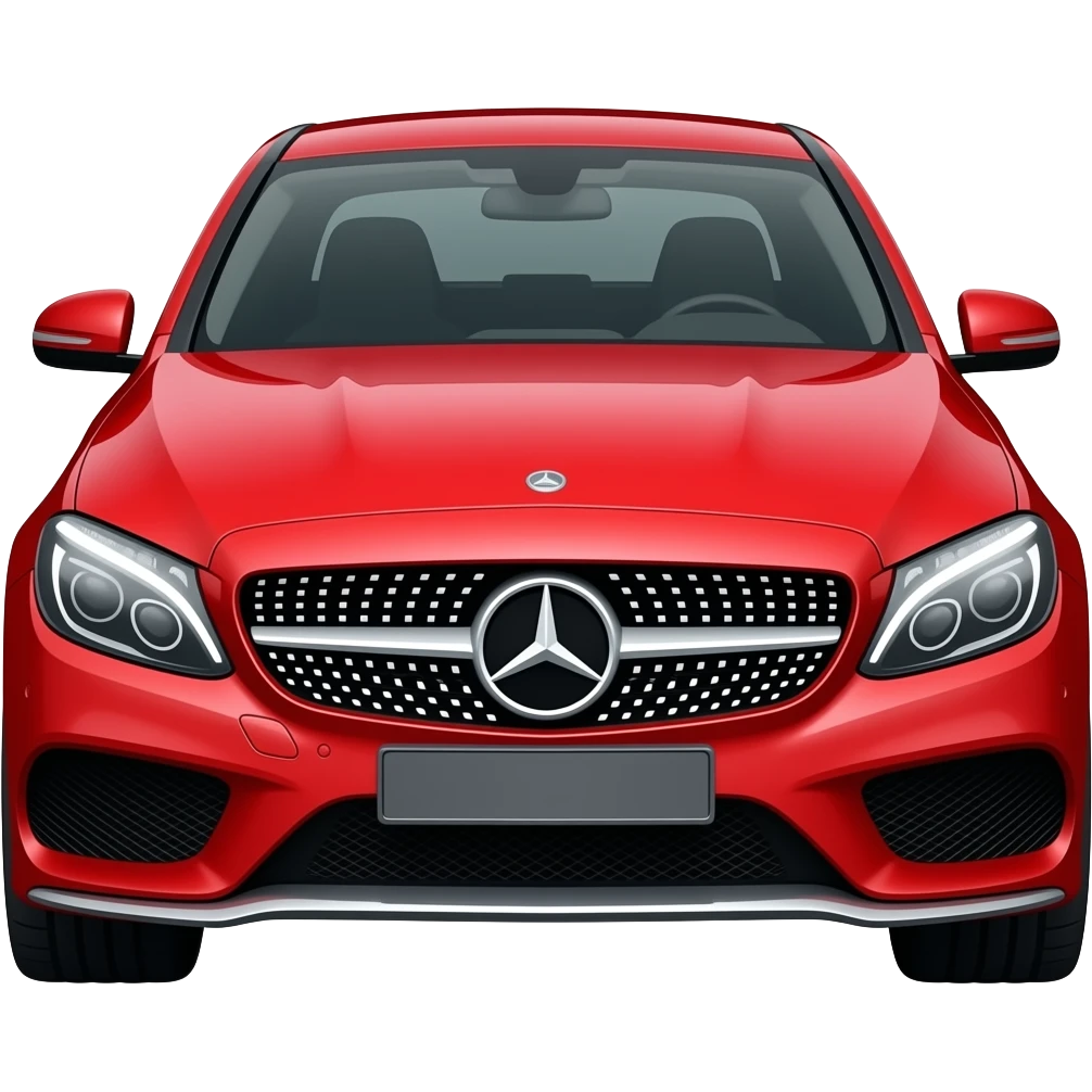 Red mercedes emoji