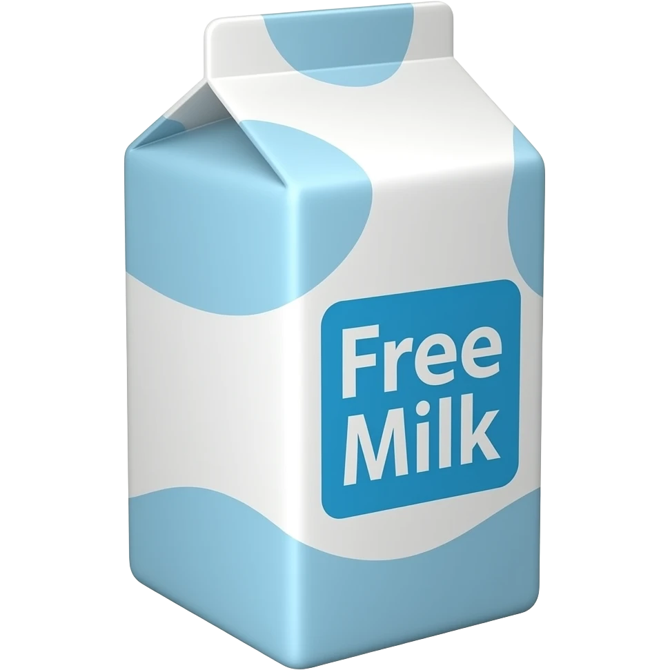 lait sans lactose emoji