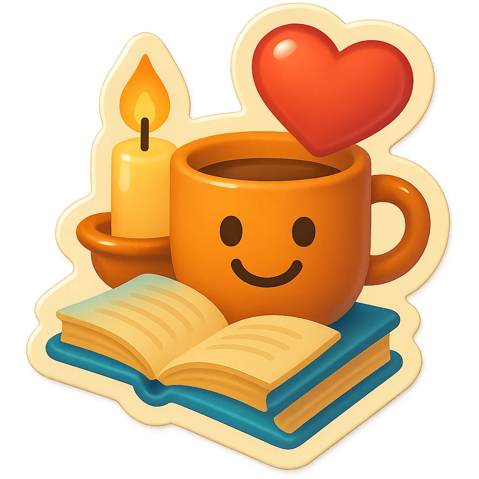 iOS 18 emoji, Pinterest-inspired, cozy and cute, subtle shadows, no text emoji