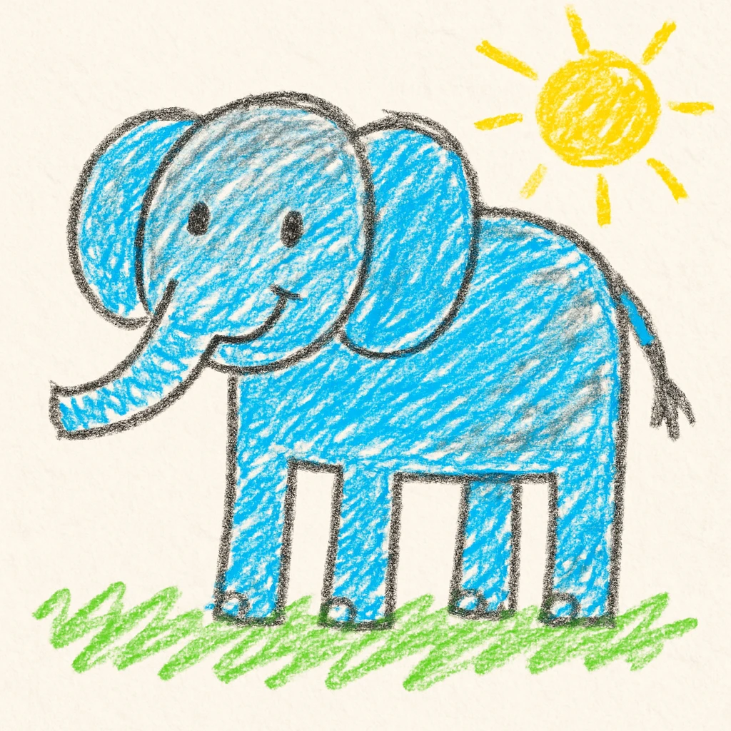 Elephant emoji