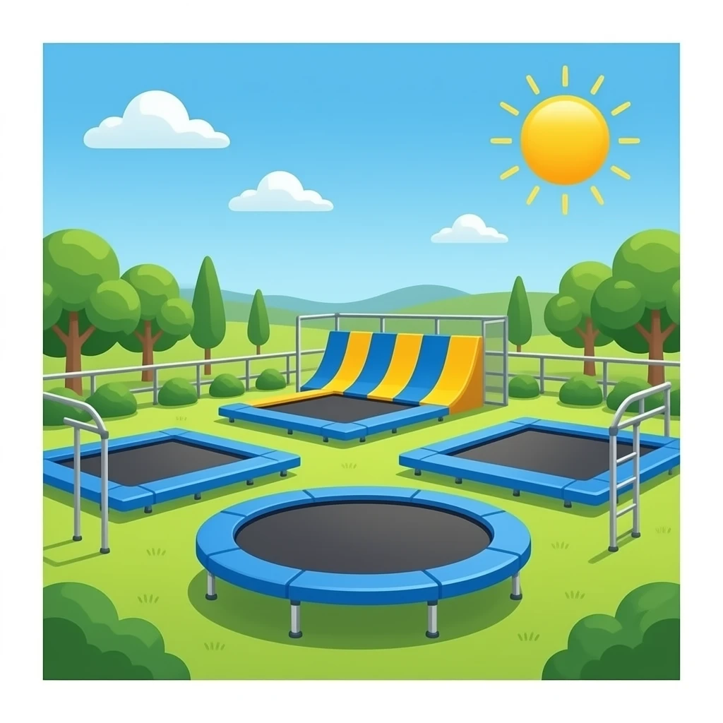 Trampoline park emoji