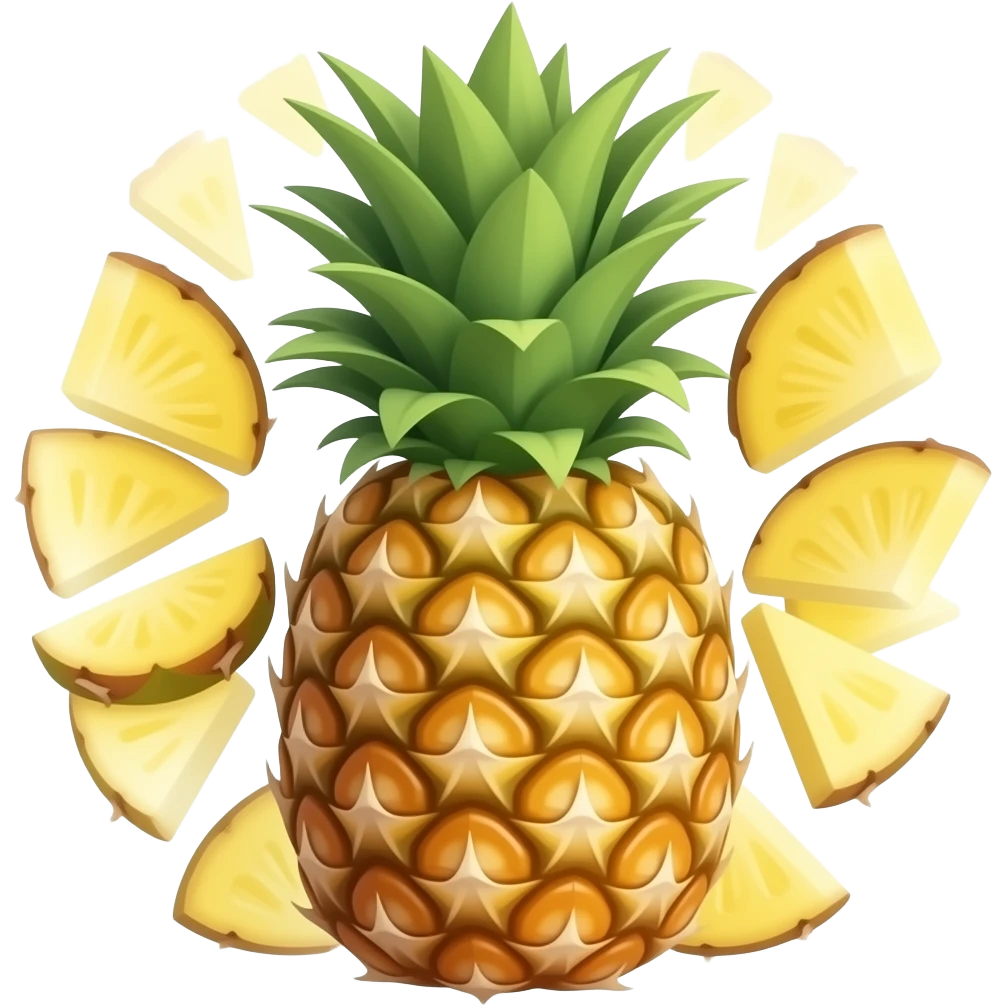Upside down pineapple emoji