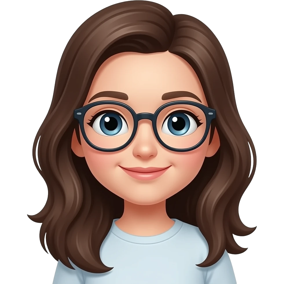 Gözlüklü şirine emoji