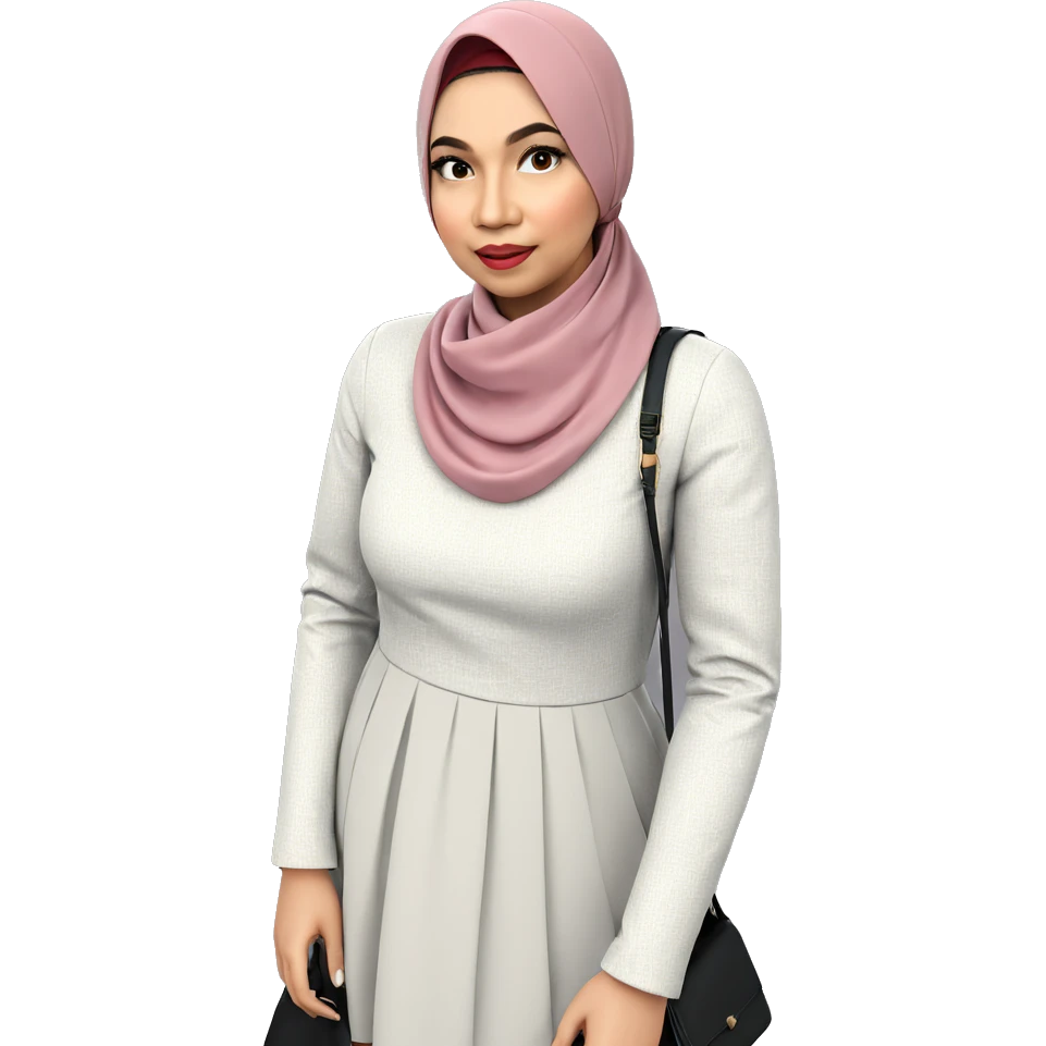 girl in stylish dress emoji