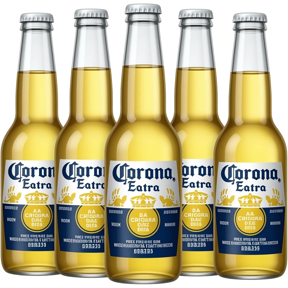 6 x Corona beer emoji