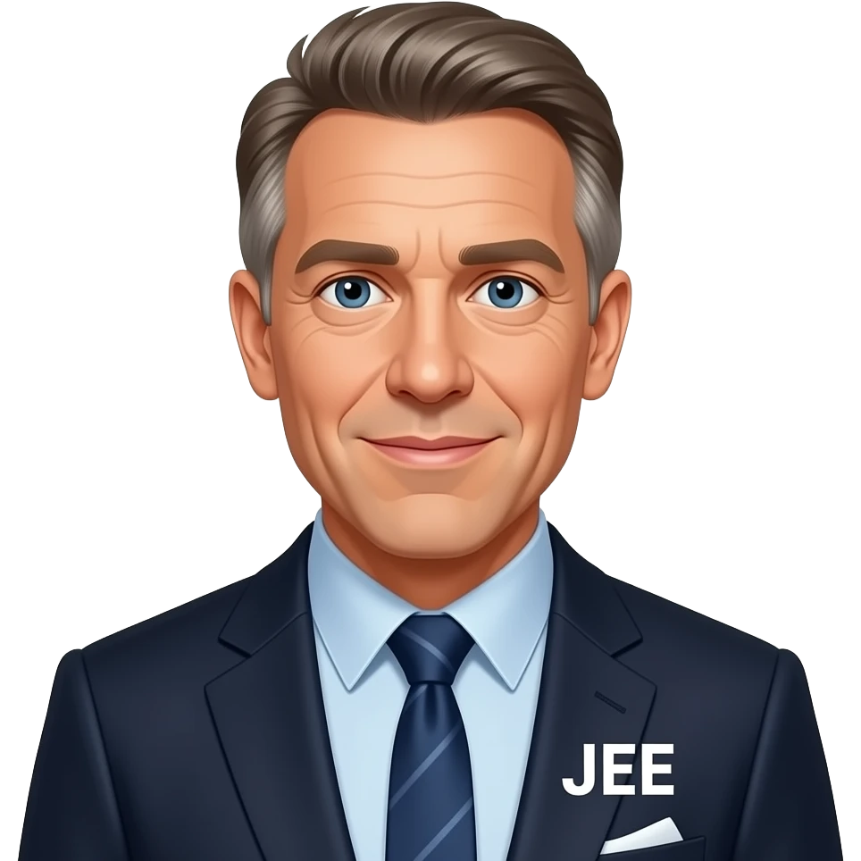 Jeffery Epstien wearing JEE jacket emoji