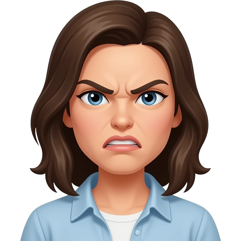 mujer enojada emoji